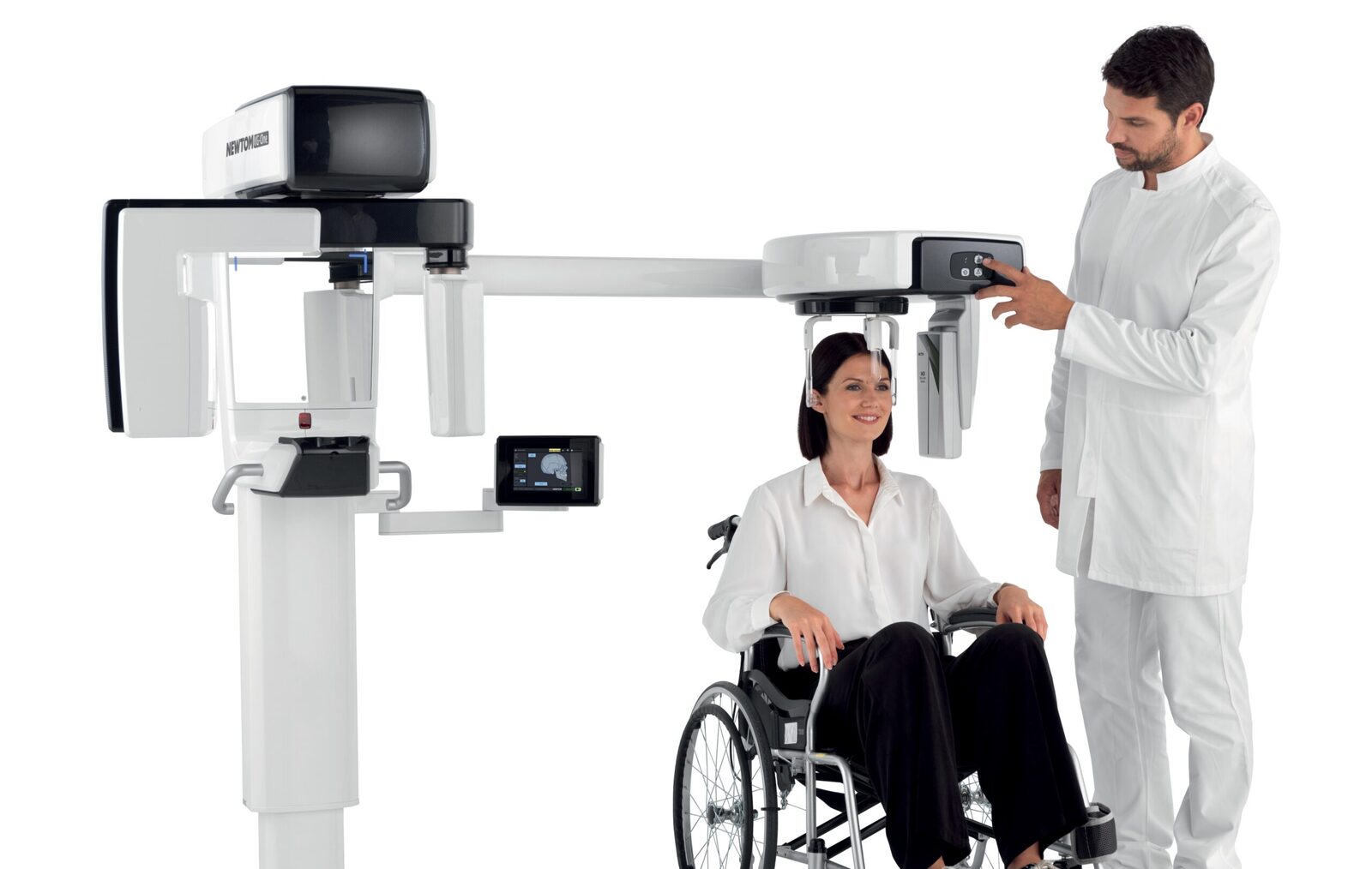 NewTom VG-One: exploración con paciente en silla de ruedas