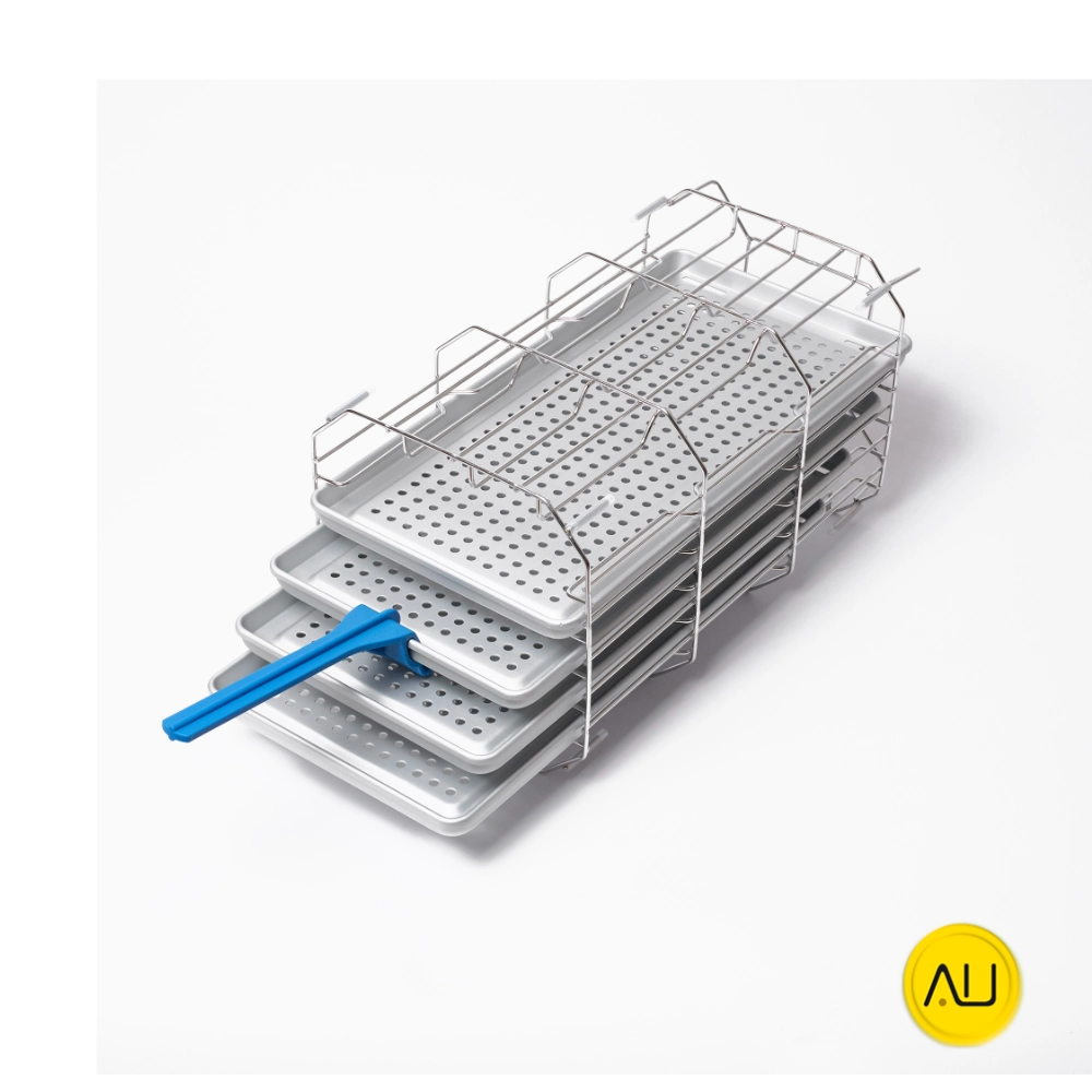 Cesta y bandejas de aluminio del autoclave IcanClave D Pro Plus 23