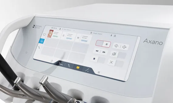 Control multimedia desde la pantalla Smart Touch del Axano