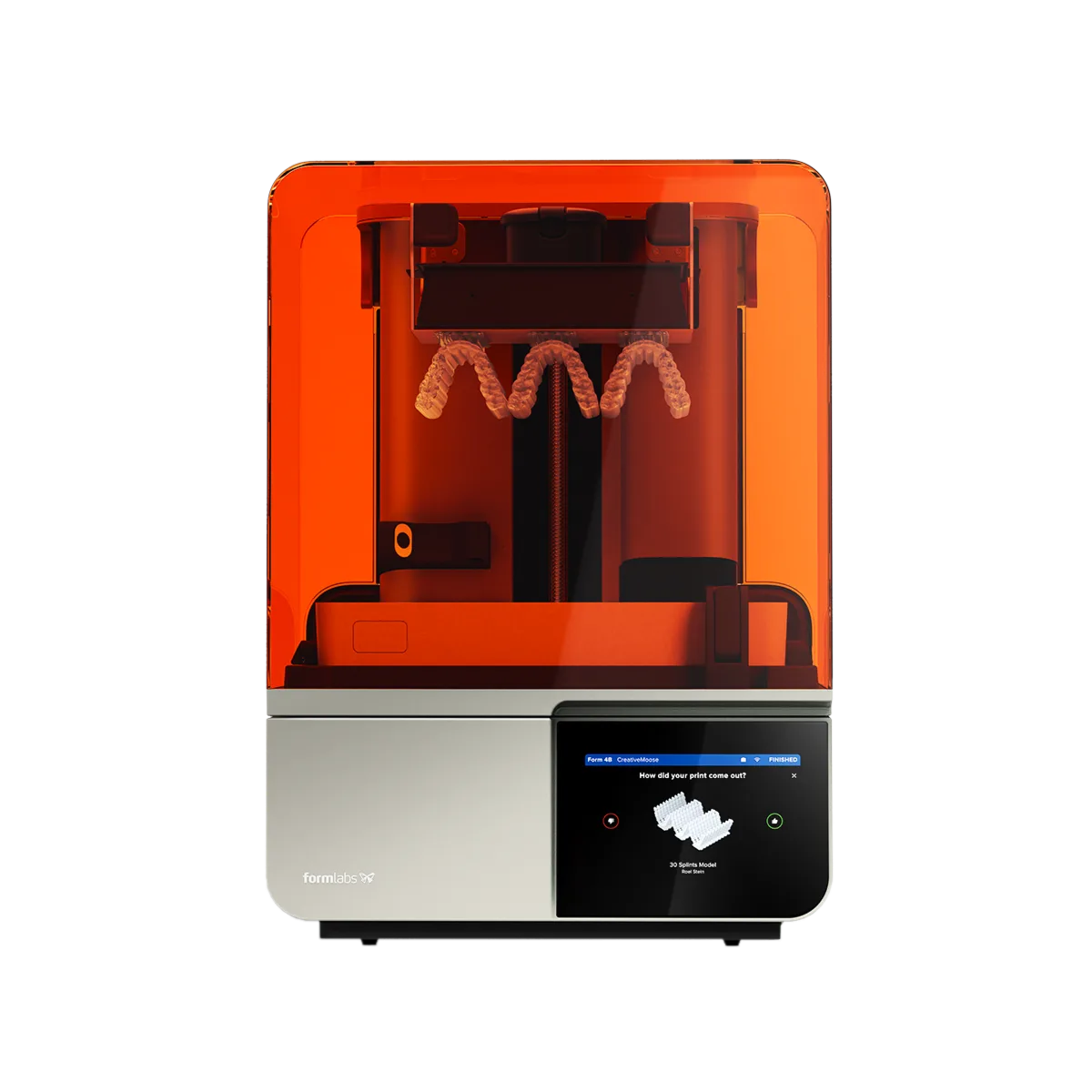 Impresora 3D dental Formlabs Form 4B vista frontal