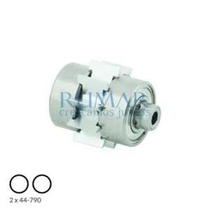 Rotor completo con cartucho compatible para turbina Bien Air Black Pearl / Croma X / S25 / Boralina, referencia RM-2456