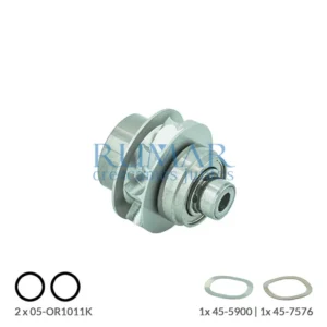 Rotor completo con cartucho compatible para turbina KaVo E677 / E677LM / E675, referencia RM-2170