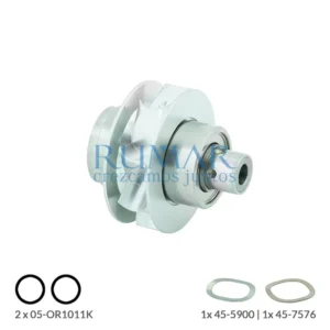 Rotor completo con cartucho compatible para turbina KaVo EXPERTtorque E680C / E680L / E679, referencia RM-2168