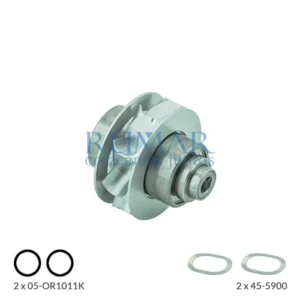 Rotor completo con cartucho compatible para turbina KaVo GENTLEsilence 8000B / 8000C / 6500BR, referencia RM-2186