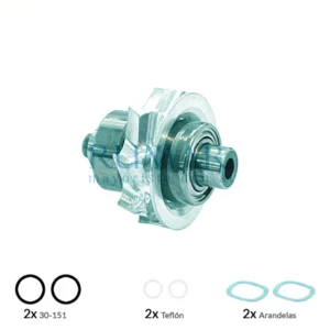 Rotor completo con cartucho compatible para turbina Sirona T2 / T3 Boost, referencia RM-2266