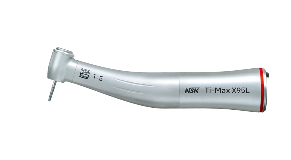 NSK Ti-Max X95 Contra-ángulo de titanio 1:5 sin luz