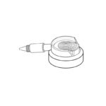 Boquilla W&H Service Oil F1 para turbinas y micromotores de aire con conexión fija – REF W&H 02036100