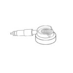 Boquilla W&H Service Oil F1 para turbinas, micromotores y scalers con conexión Roto Quick® – REF W&H 02229200
