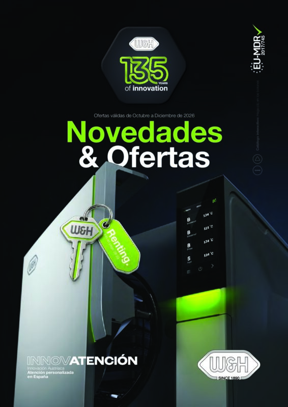 Portada del catálogo de ofertas W&H octubre–diciembre 2026