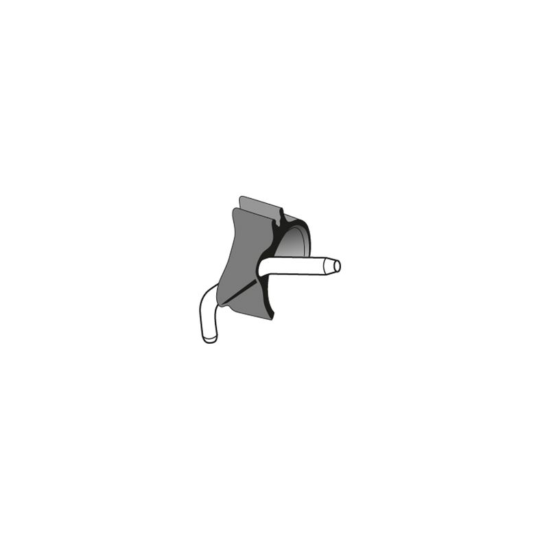 Clip de tubo de spray negro con tubo externo W&H (Kirschner/Meyer) – REF W&H 04757100