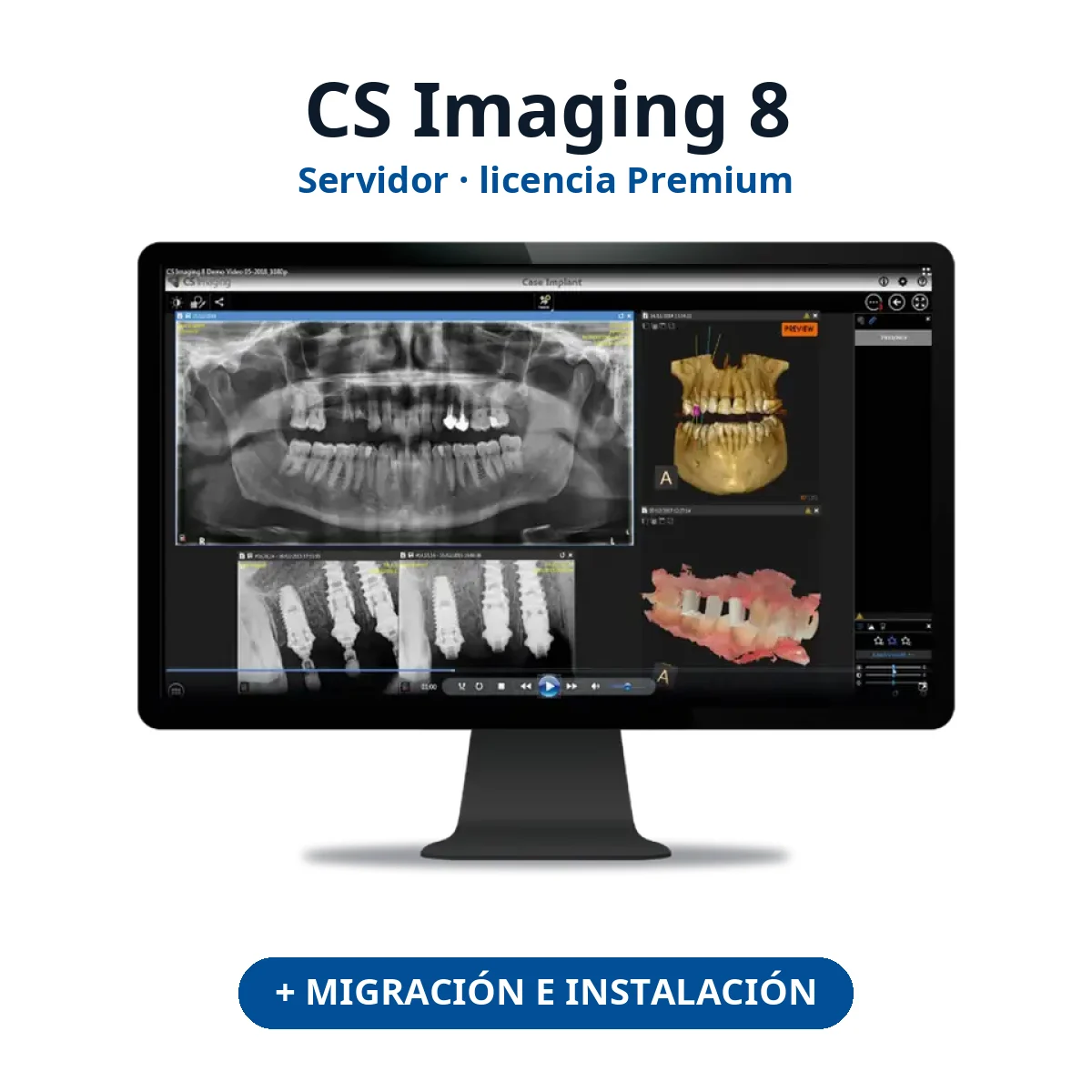 Licencia CS Imaging 8 servidor con migración e instalación