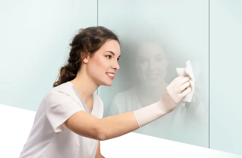 Desinfección de las superficies del sillón dental con productos Dürr Dental
