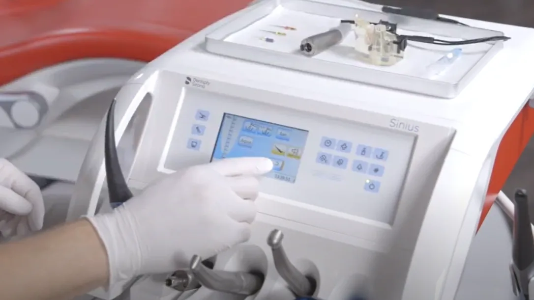 Vídeo del flujo de trabajo de endodoncia en el Sinius