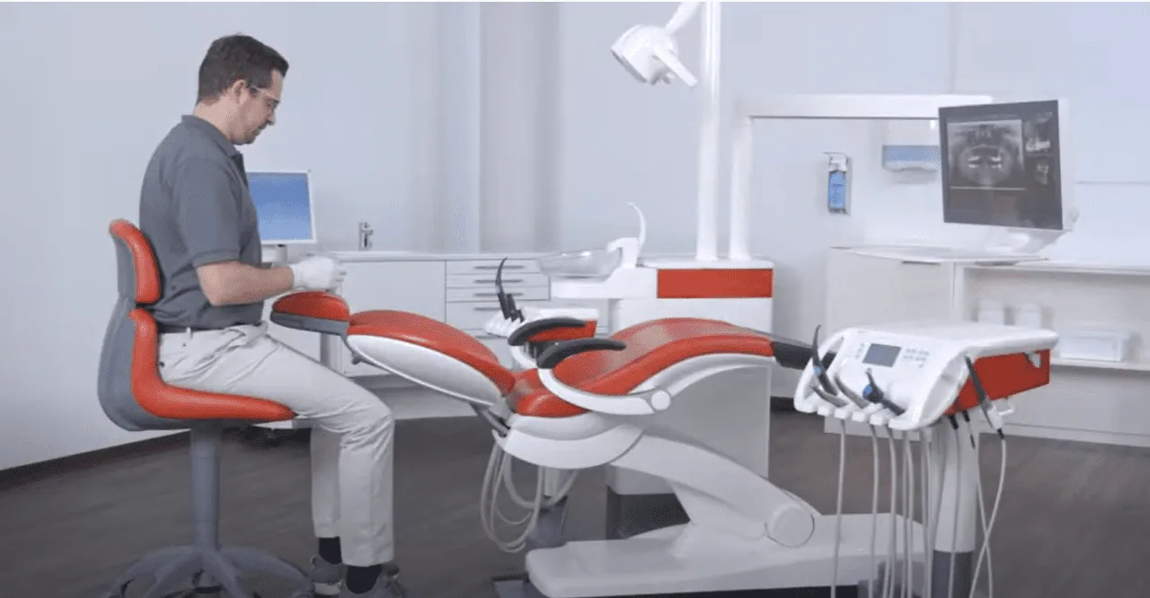 Vídeo de ergonomía para el dentista en el Sinius