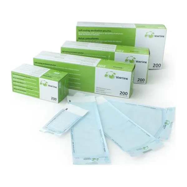 Starline bolsas autosellantes de esterilización 5,7 × 10,5 cm (200 uds.) - SP Integra Canarias