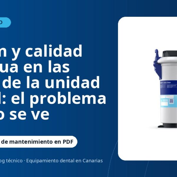 Biofilm y calidad del agua en las líneas de la unidad dental: el problema que no se ve