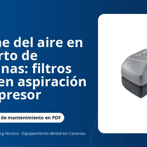 Higiene del aire en el cuarto de máquinas: filtros HEPA en aspiración y compresor