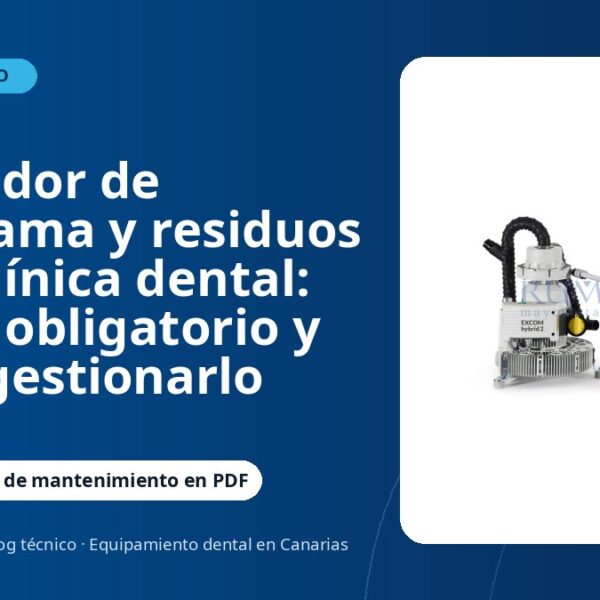 Separador de amalgama y residuos de la clínica dental: qué es obligatorio y cómo gestionarlo